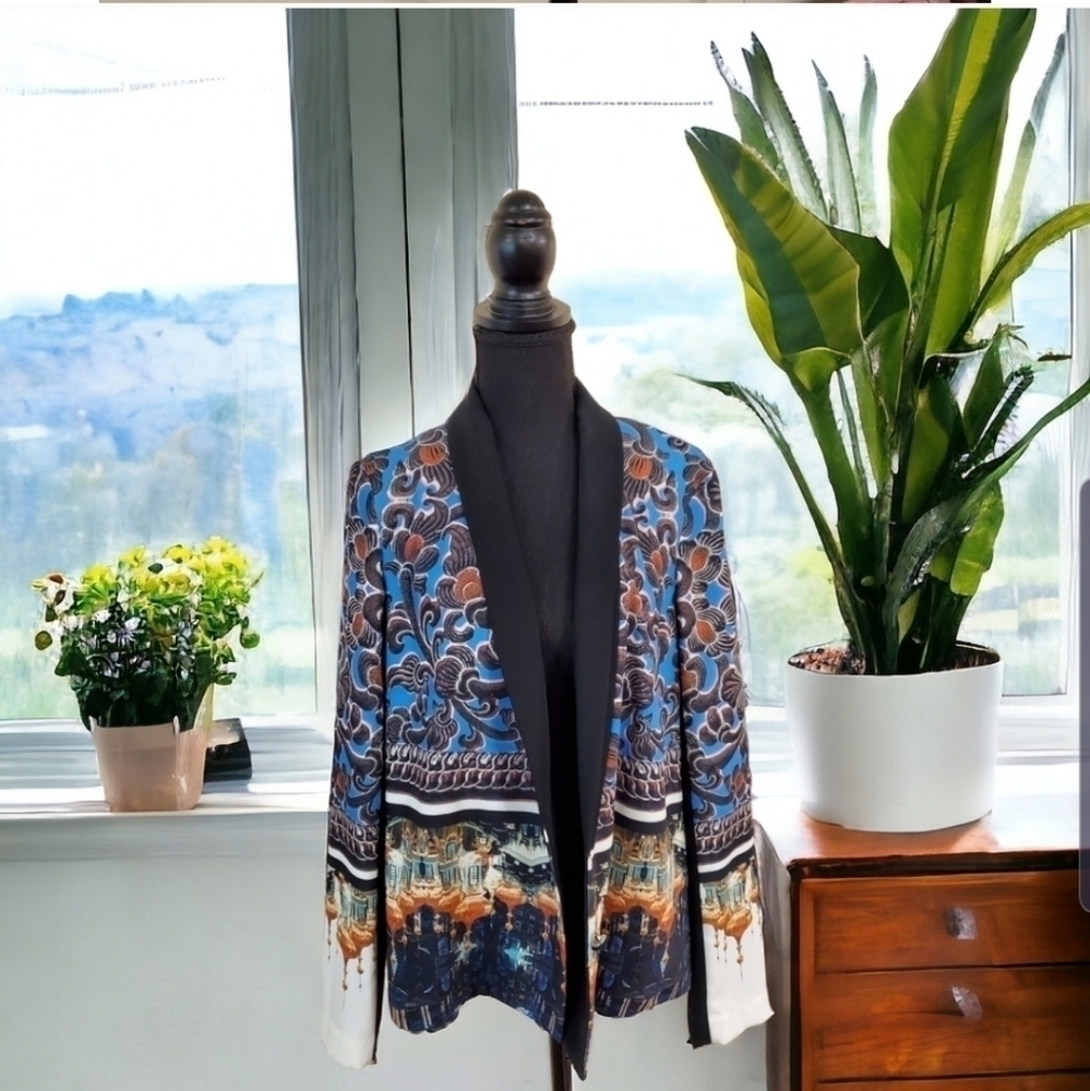 Arabesque Scarf Maximalist Jacket by Clover Canyon